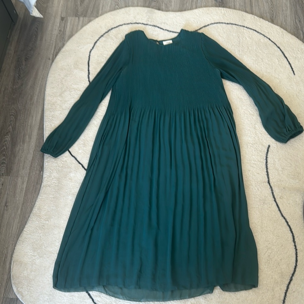 Teal Dress lightweight breathable fabric